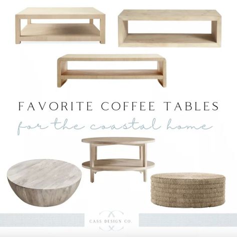 Coastal Coffee Table Rectangle, Modern Coastal Living Room Coffee Tables, Coastal Grandmother Coffee Table, Coastal Modern Coffee Table, Modern Coastal Furniture Ideas, Modern Coastal Living Room Rug, Gray Couch Coastal Living Room, Coastal Farmhouse Coffee Table, Coffee Table Coastal Decor