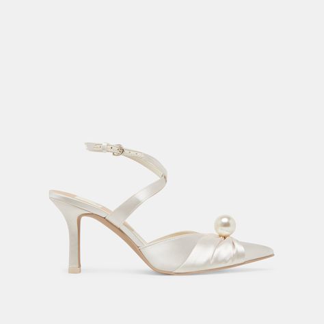 KAYSEY HEELS VANILLA SATIN Comfortable Wedding Heels, Satin Heels, Wedding Guest Dresses, Bridal Looks, Bridal Shoes, Guest Dresses, Wedding Shoes, Wedding Guest Dress, Criss Cross