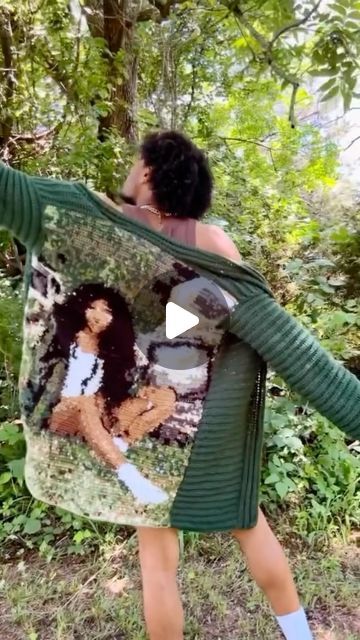 𝖌𝖊𝖓𝖎𝖊 on Instagram: ". process video of the “ctrl cardigan” 💚💚 . . (still moving my tiktok vids to insta! sorry🫣) . 🤍🩶🤎💚 #sza #ctrl #crochet #ootd #outfitoftheday #crochetcardigan #fashion #custom #fitcheck #crochetart #handmade #crochetaddict #crochetersofinstagram" Crochet Ootd, Sza Instagram, Sza Ctrl, Crocheting Projects, Frank Ocean, Crochet Art, Music Album, Crochet Cardigan, Crochet Ideas