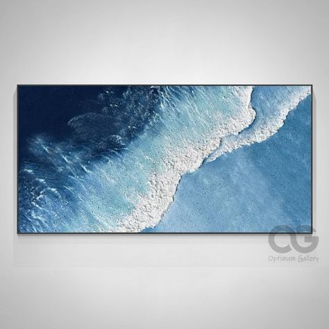 3d Ocean Painting, Wave Texture Painting, Sea Art Painting, Acrylic Pour Ocean Wave, Ocean Wave Texture Painting, Ocean Wave Oil Painting, Ocean Landscape, Water Art, Sea Waves