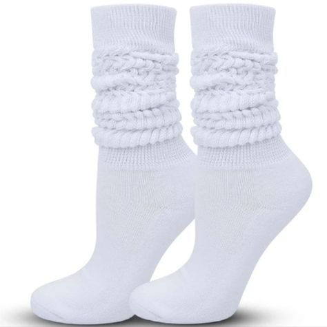 Complete Your Hooters Look With These New White Slouch Socks. One Size Fits Most. Price Is Firm. Please Bundle To Save.Super Comfy And From A Pet-Free And Smoke-Free Home. Long White Socks, Loafers With Socks, White Scrunchie, Pretty Socks, Ruffled Socks, Slouch Socks, Fluffy Socks, First Day Of School Outfit, Women Crew Socks