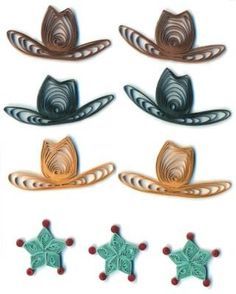 Cowboy hats Quilling Projects, Paper Quilling Jewelry, Quilled Jewellery, Quilling Jewelry, Chapeau Cowboy, Paper Quilling Designs, Quilling Paper, Paper Creations, Quilling Patterns