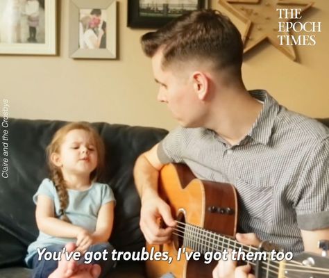 2.1M views · 101K reactions | You've got a friend in me - Live performance by 4-year-old Claire Ryann and dad | performance | 4-year-old Claire Ryann and dad sing 'You've got a friend in me' beautifully Credit: Claire and the Crosbys - facebook.com/MusicByDaveCrosby ,... | By Bright | Facebook Dave Crosby, Claire Crosby, Claire Ryann, My Father's Daughter, Toy Story Theme, Richard Wagner, Lenny Kravitz, Cute Videos, Studio Recording