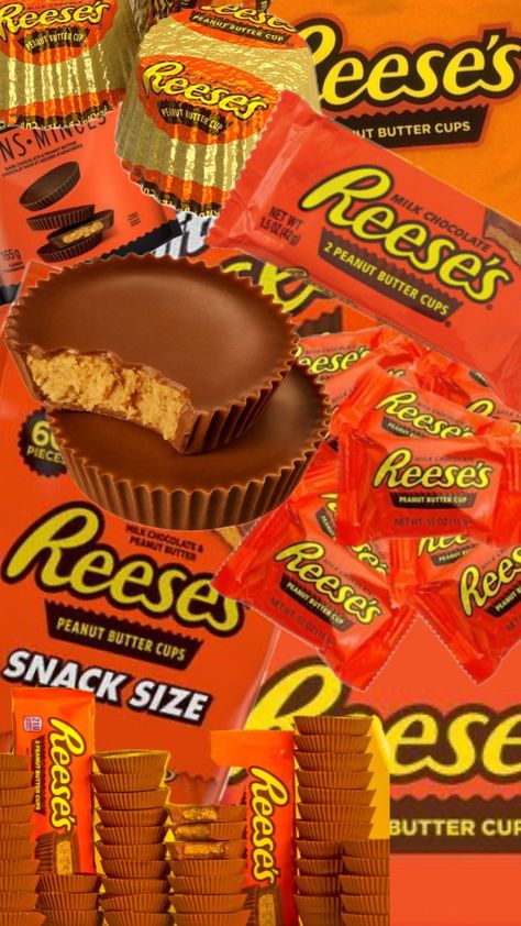 Reeses Wallpaper, Reeses Aesthetic, Burrr Basket, Bday Basket, Reese Pieces, Elsa Christmas, Reeces Pieces, Reeses Candy, Basket Girl