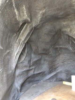 How to Make a Fake (but Realistic) Rock Cave! : 7 Steps (with Pictures) - Instructables Diy Cave, Fake Rock Wall, Faux Rock Walls, Christmas Cave, Outdoor Mini Golf, Moody Cottagecore, How To Make Rocks, Bearded Dragon Diy, Dragon Lair