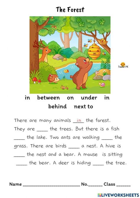 Preposition Activities Worksheets, Worksheet Of Preposition, Preposition Worksheets Grade 1, English Activity For Class 2, Preposition Worksheets For Grade 3, Prepositions Activities For Kids, Preposition Worksheets For Class 2, Preposition Of Place Worksheet, Preposition Worksheets Kindergarten