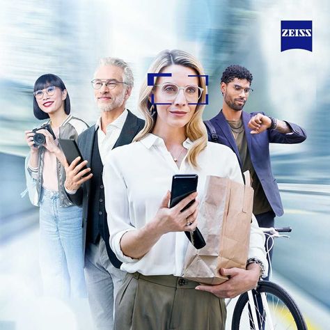 Do you need a lens solution that can keep up with your connected on-the-move lifestyle? Zeiss Smartlife lenses take on everything your eyes face today. Multifocal Lenses, Optical Lens, Smart Life, Eye Care, Reading Glasses, Milan, Lenses, Science, Things To Come