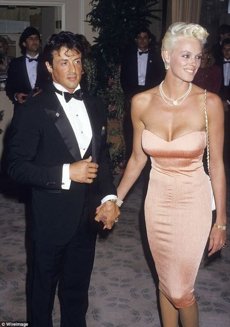 30 Old Photos of Sylvester Stallone and His Wife Brigitte Nielsen During Their Short Time Together ~ Vintage Everyday Brigitte Nielsen, Hollywood Couples, Famous Couples, Actrices Hollywood, Sylvester Stallone, Dresses To Wear To A Wedding, Hollywood Glamour, Hollywood Stars, Celebrity Couples