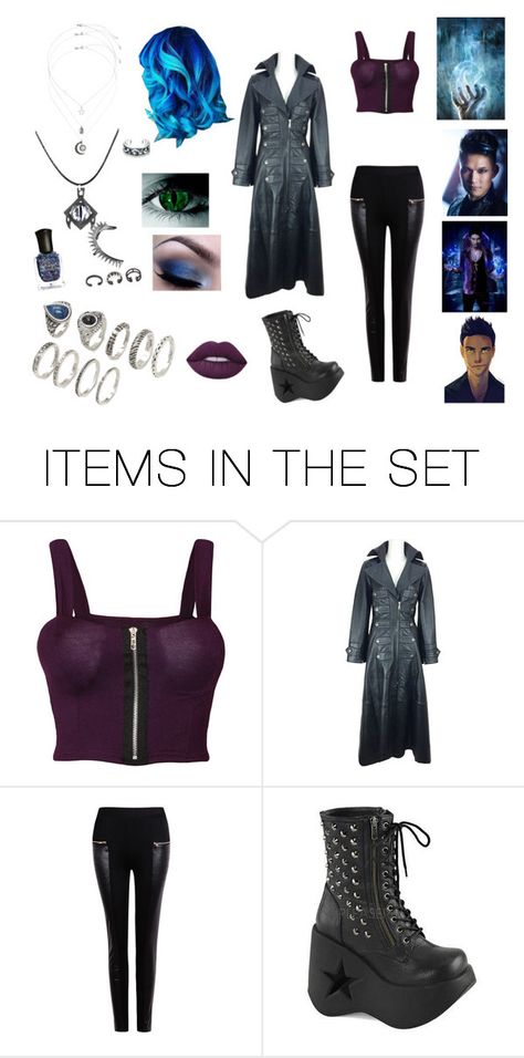 "Magnus Bane gender bend" by asmnova ❤ liked on Polyvore featuring art Magnus Bane Outfit, Bane Costume, Witch Outfits, Cute Edgy Outfits, Gender Bend, Magnus Bane, Hunter Outfit, Fandom Fashion, Fandom Outfits