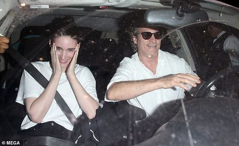 Rooney Mara and Joaquin Phoenix enjoy a romantic dinner date in Beverly Hills Rooney Mara Joaquin, Rooney Mara And Joaquin, Joaquin Phoenix Rooney Mara, Urban Ninja, Rooney Mara, Joaquin Phoenix, Romantic Dinner, Hollywood Hills, Date Dinner