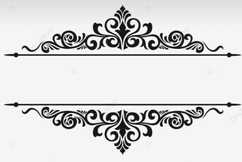 Classic Border Design, Wedding Clipart Free, Gothic Frames, Book Binding Design, Calligraphy Borders, Name Design Art, Shadi Card, Wedding Symbols, Wedding Borders