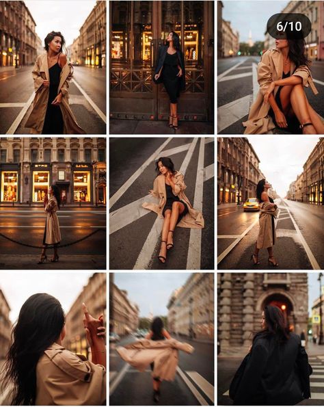 Elegant City Photoshoot, Poses City Photography, Street Portrait Photography Ideas, Classy Portrait Photography, Aesthetic City Photos, Street Fashion Shoot Women, Subway Photoshoot Women, Posing In The City, Urban Photo Shoot Ideas