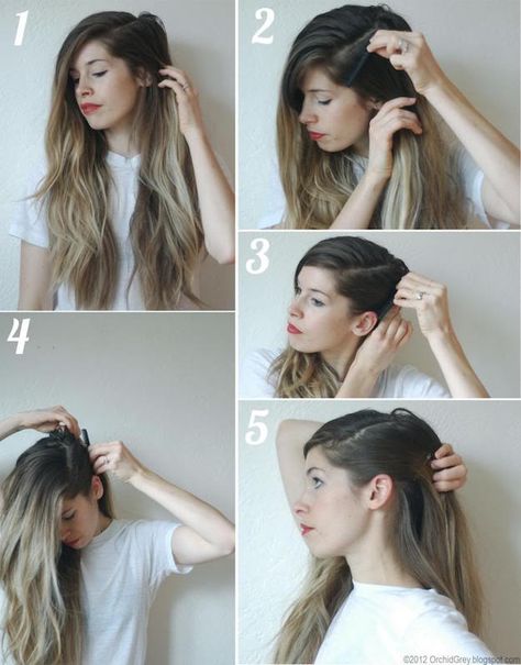 Faux-Undercut | New Fall Hairstyles You Need To Try This Season Faux Side Shave, Faux Undercut, Makeup Games, Rock Hair, Side Shave, Nail Makeup, Perfect Ten, Fall Hairstyles, Design Makeup