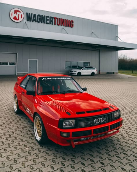 Tuning Cars, Rally Cars, Rally Cars Wallpaper, Audi 200 Quattro, Audi Rally Car, Ford Rs200 Rally Car, Audi 80, Red Audi, Audi Motorsport