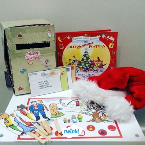 Download our Free The Jolly Postman resource pack, including everything you need to create various The Jolly Christmas Postman areas in your classroom. Simply use with our other story book display resources and away you go!  #jollypostman #postman #childrensbook #books resources #freeprintablesforkids #story #teacher #classroom #twinkl #twinklresources #freeprintables #reading #christmas #christmasstory Jolly Christmas Postman Eyfs, Post Office Activities, The Jolly Postman, Jolly Christmas Postman, Christmas Eyfs, Eyfs Christmas, Eyfs Planning, Christmas Reception, Winter Classroom Activities