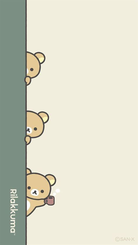 Rilakkuma Lockscreen, Rilakkuma Aesthetic, San-x Wallpaper, Rilakuma Wallpapers, Doll Icon, Rilakkuma Wallpaper, Iphone Wallpaper Hipster, Iphone Lockscreen Wallpaper, Simple Iphone Wallpaper