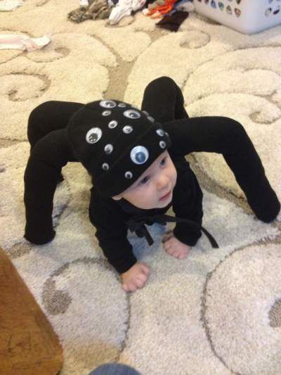 Spider Halloween Costume, Best Diy Halloween Costumes, Spider Costume, Baby Kostüm, Diy Halloween Costumes For Kids, Diy Kostüm, Spider Halloween, Dekor Diy