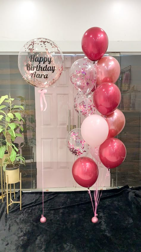 Pink Balloon Bouquet, Book Club Parties, 30th Birthday Decorations, Ballerina Cakes, Diy Decoracion, 33rd Birthday, Anniversary Congratulations, Birthday Party Theme Decorations, 23rd Birthday