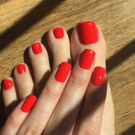 Classic Nail Polish, Red Gel Nails, Red Acrylic Nails, Short Nails Art, Classic Nails, Super Nails, Red Nail, Trendy Nail Design, Short Nail Designs