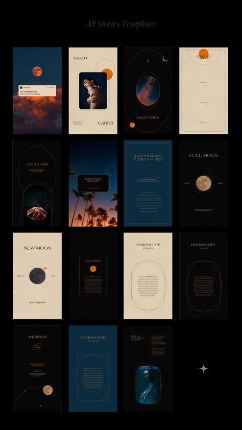 ASTRA HOROSCOPE - Instagram Templates on Behance Ui Ux 디자인, نباتات منزلية, Graphisches Design, Instagram Template Design, Your Horoscope, Instagram Layout, Social Media Design Inspiration, Astrological Sign, Graphic Design Photography