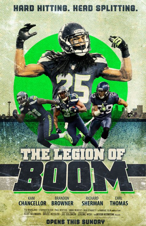 Because their secondary has the best nickname in the NFL. | 16 Reasons You Should Be Rooting For The Seattle Seahawks To Win The Super Bowl Seahawks Super Bowl, Legion Of Boom, Good Nicknames, Seattle Seahawks Football, Seattle Sports, Seahawks Fans, Seahawks Football, Best Football Team, Baseball Games