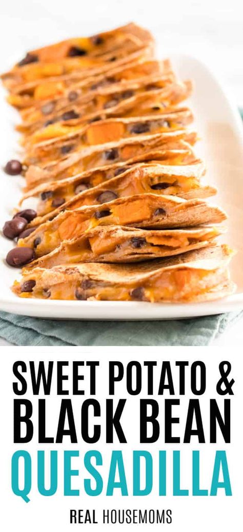 Bean Quesadilla, Black Bean Quesadilla, Gnocchi Vegan, Sweet Potato Quesadilla, Sweet Potato Fritters, Sweet Potato Black Bean, Sweet Potato Black Beans, Sweet Potato Hash, Sweet Potato Recipes