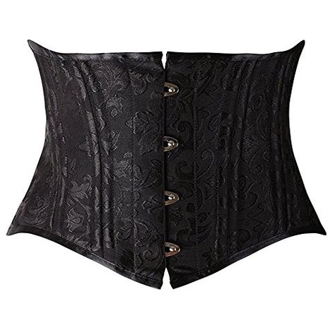 Women XS Double Steel Boned Corset Women Black Bustiers a... https://www.amazon.ca/dp/B073JG6DLN/ref=cm_sw_r_pi_dp_U_x_ZQjSAb7QQ13PK Corset With Skirt, Corset Underbust, Steel Boned Corsets, Waist Trimmer, Lace Tights, Gothic Corset, Waist Trainer Corset, Overbust Corset, Waist Training Corset