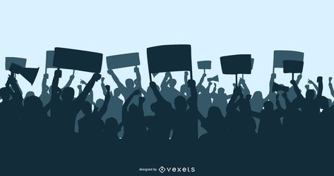 Mass Demonstration Silhouettes Crowd #AD , #Sponsored, #ad, #Demonstration, #Silhouettes, #Crowd, #Mass Crowd Drawing, Overlay Edit, Consumer Rights, Crowd Of People, People Png, Protest Signs, Floral Border Design, Sign Ideas, Pencil Art Drawings