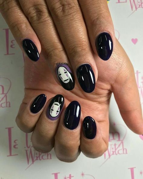 Hope Nails, Short Coffin Nails Designs, Anime Nail, Gucci Nails, Holloween Nails, Mens Nails, Hippie Nails, Anime Nails, Goth Nails