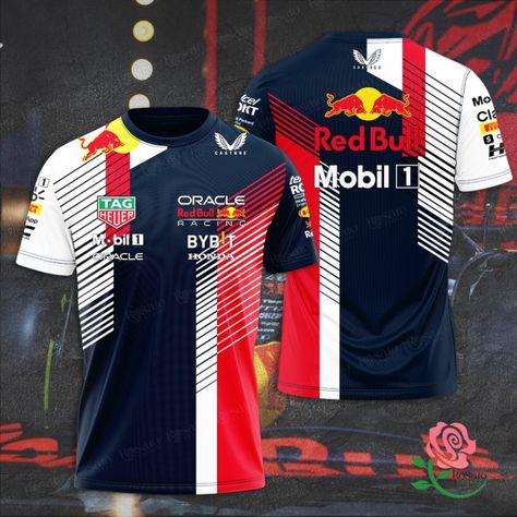 Oracle Red Bull Racing 2023 Team White and Navy Shirt, Red Bull Shirt, Max Verstappen Gift Check more at https://rosatocloset.com/product/oracle-red-bull-racing-2023-team-white-and-navy-shirt/ Red Bull Gift, F1 Uniform, Toro Logo, Formula 1 Merchandise, Team Shirt Designs, Professional Bull Riders, Red Bull F1, Bulls Shirt, Bull Riders