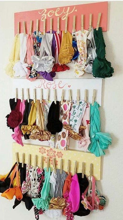 Headband Holders, Perlengkapan Bayi Diy, Kids Bedroom Organization, Diy Bebe, Headband Holder, Hair Bow Holder, Nursery Organization, Bow Holder, Baby Diy