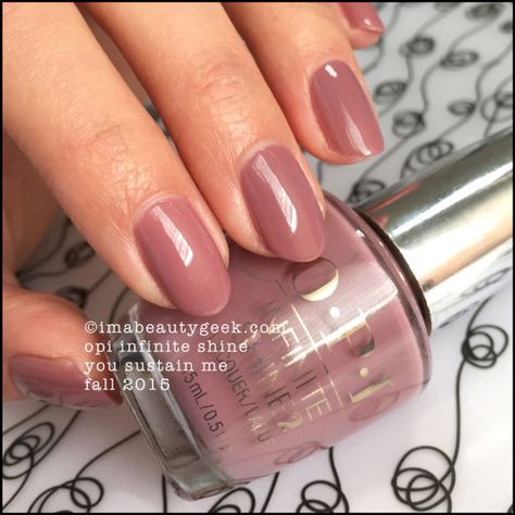 OPI You Sustain Me - OPI Infinite Shine Fall 2015 Opi You Sustain Me Infinite, Opi Shades, Opi Nail Colors, Pretty Nail Colors, Opi Infinite Shine, Nails Colors, Nail Colours, Color Nails, Latest Nail Art