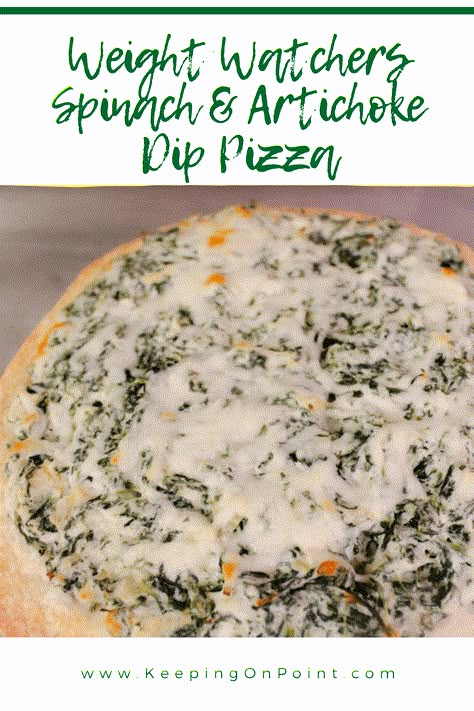 Spinach and Artichoke Dip – WW (Weight Watchers) Freestyle Artichoke Dip Pizza, Ww Pizza, Ww Purple Plan, Weight Watchers Appetizers, Weight Watchers Pizza, Keeping On Point, 2 Ingredient Dough, College Cooking, Spinach And Artichoke Dip