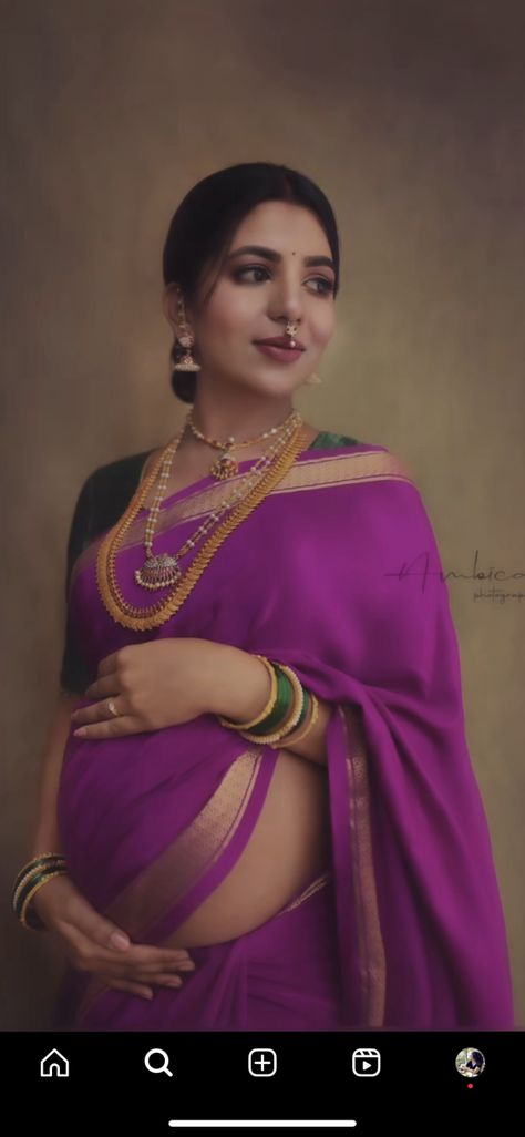 Indian Maternity Photos, Maternity Gown Photography, Indian Maternity, Baby Bump Photoshoot, Indian Baby Showers, Profile Photography, Maternity Photography Poses Couple, Maternity Photo Outfits, Maternity Dresses For Baby Shower