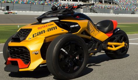 Can-Am Spyder F3 Turbo Concept Canam Spyder, Suzuki Sv 650, Ebike Electric Bicycle, Can Am Spyder, Reverse Trike, Drift Trike, Spyder Men, Atv Accessories, Trike Motorcycle