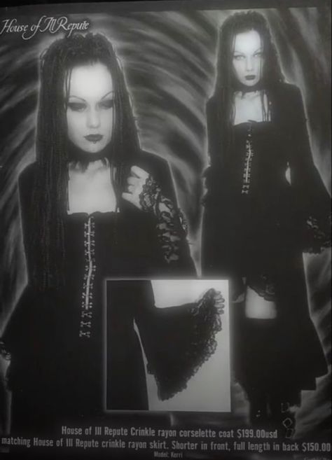 Gothic Editorial, Goth Magazine, 90s Goth Fashion, Medieval Goth, Gothic Graveyard, 90s Mall Goth, Trad Goth Outfits, Types Of Goth, Pin Icon