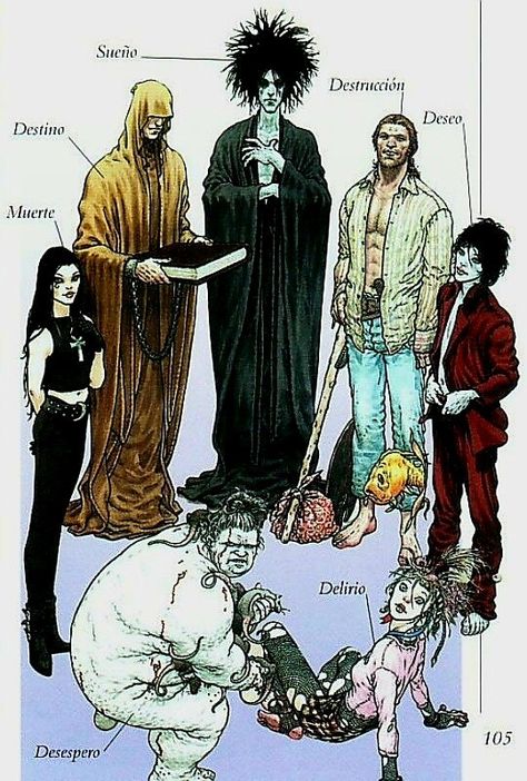 Morpheus Sandman, Sandman Comic, Sandman Neil Gaiman, The Sandman, 다크 판타지, Comic Panels, Comic Character, Comic Books Art, A Group