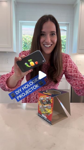 Kate Bast | The Bast Family on Instagram: "Need an easy activity this week? Try this! 📽️ DIY HOLOGRAM PROJECTOR 📽️

Close adult supervision is always required when doing the activities and hacks on our profile.

#easykidactivities #easytoddleractivity #momhack #diyplay #momsofinstagram #parentsofinstagram" Diy Hologram Projector, Diy Hologram, Easy Kid Activities, Easy Toddler Activities, Easy Activities, Mom Hacks, Projector, Crafts For Kids, On Instagram