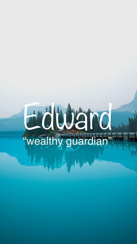 Edward Name, Literary Names, French Words Quotes, Names Meaning, Exotic Names, Royal Names, Unusual Names, Word Quotes, Fantasy Names