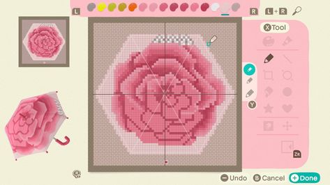 Acnh Wallpaper Designs, Acnl Paintings, Animal Crossing 3ds, Animal Crossing Memes, Animal Crossing Characters, Flower Guide, Pixel Pattern, Animal Crossing Game, Pixel Art Pattern