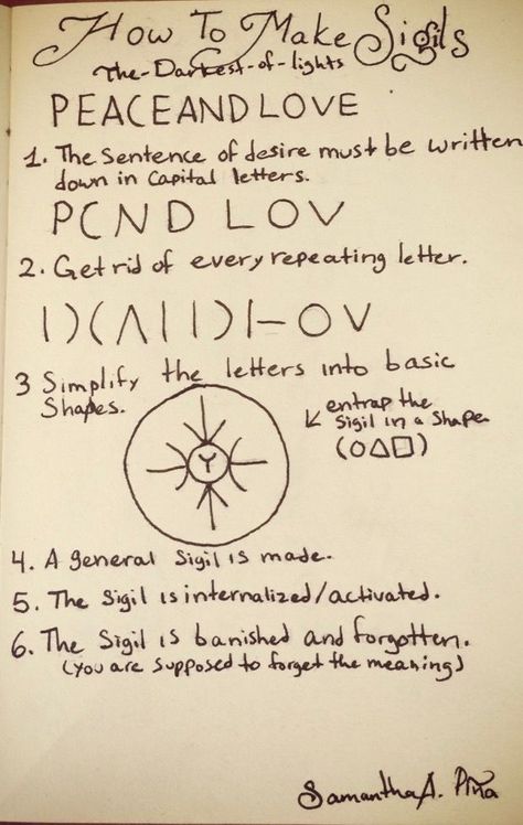 Witch Resources, How To Make Sigils, Grimoire Ideas, Grimoire Book, Under Your Spell, Magick Spells, Wiccan Spell Book, Sigil Magic, Magic Symbols