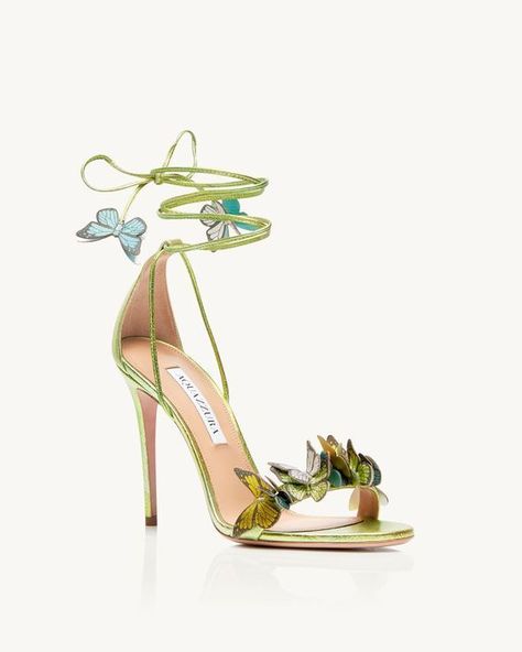 Fairy Heels Aesthetic, Fairy Shoes Aesthetic, Fairy Heels, Butterfly Heels, Fairy Shoes, Dr Shoes, Aquazzura Shoes, Fancy Shoes, Cute Heels