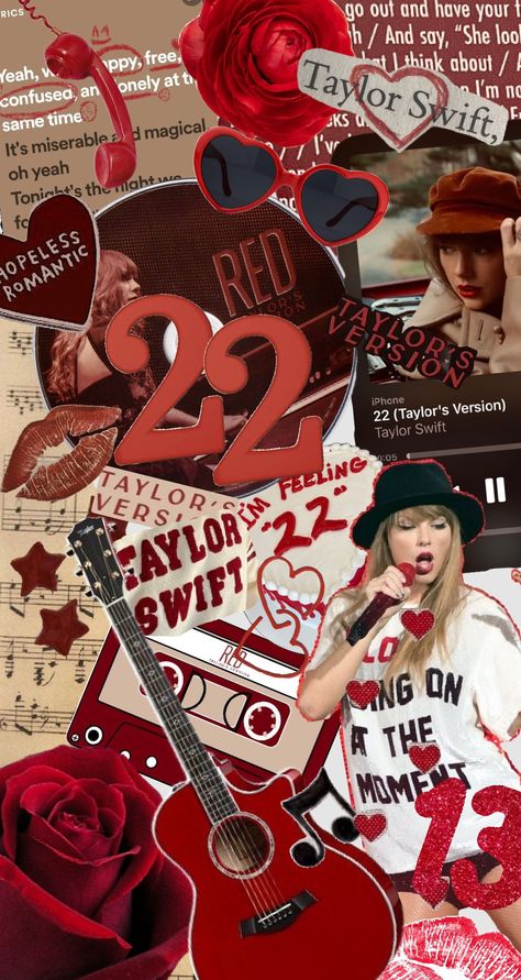 Taylor Swift 22 Wallpaper!!! ❤️💋🍁🧣 22 Wallpaper Taylor Swift, Taylor Swift Core Wallpaper, Fashion Lockscreen, T Swift Wallpaper, Taylor Swift 22 Wallpaper, Everything You Lose Is A Step You Take Taylor Swift, Taylor Swift Collages, Taylor Swift Aesthetic Collage, Taylor Swift Album Covers