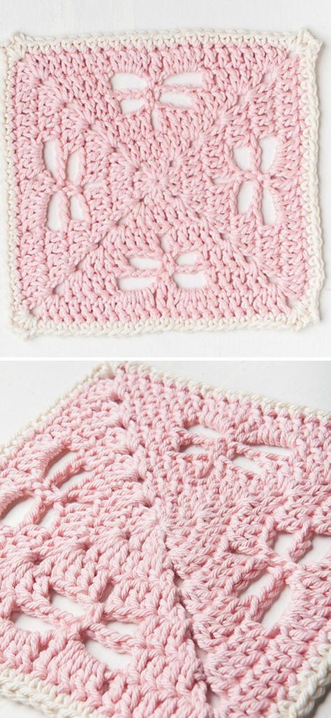 Dragonfly Delight Dishcloth free crochet pattern 1 Dragonfly Granny Square, Crochet Dragonfly Stitch, Dragonfly Stitch, Crochet Dragonfly, Kare Motif, Crocheted Accessories, Granny Square Pattern Free, Crochet Squares Afghan, Crochet Placemats