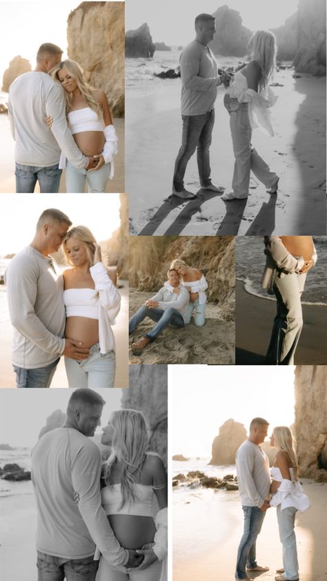 Orange County beach maternity photos Couple Maternity Outfits, Beach Maternity Photos Jeans, Fall Beach Maternity Photos, Maternity Photography Ideas Beach, Beach Pregnancy Outfits, Beach Maternity Photos Family, Maternity Pictures Beach, Beach Maternity Photos Couples, Maternity Photos Beach