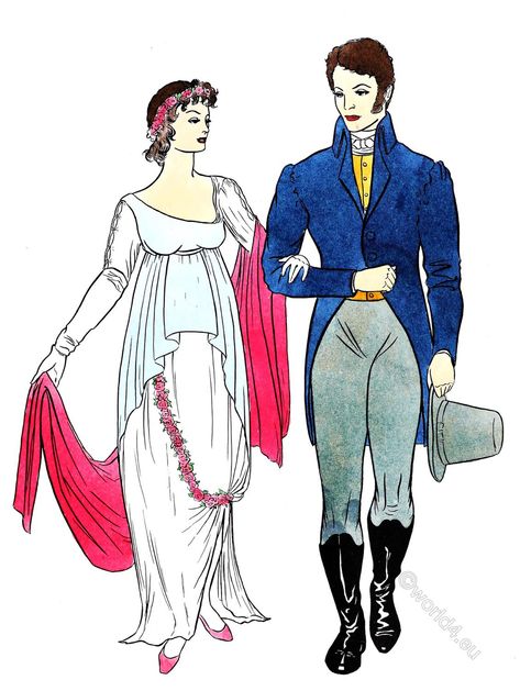 Directoire Fashion, Neoclassical Fashion, Coat Tails, Japanese Mom, Sailor Pants, Regency Era Fashion, Neo Classic, Red Books, Hair Shows