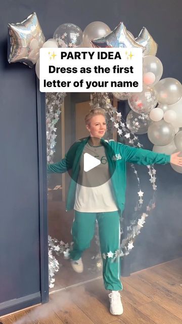 Party Delights | Online Party Shop on Instagram: "How did we do for our first letter of your name party? 🥳 What would you be coming as?! Tag a friend + comment your costume below 👇 #fancydress #fancydressparty #fancydressideas #fancydresscostume #costumeparty #partyideas #partyidea #partythemes #partytheme" First Letter Of Your Name Party, Dress Up As The First Letter Of Your Name Party, Dress Like The First Letter Of Your Name Party, Dress Up As The First Letter Of Your Name, Dress Like The First Letter Of Your Name, First Letter Party, Dress As The First Letter Of Your Name Party, First Letter Of Your Name Costume, Dress Up As The Letter Of Your Name