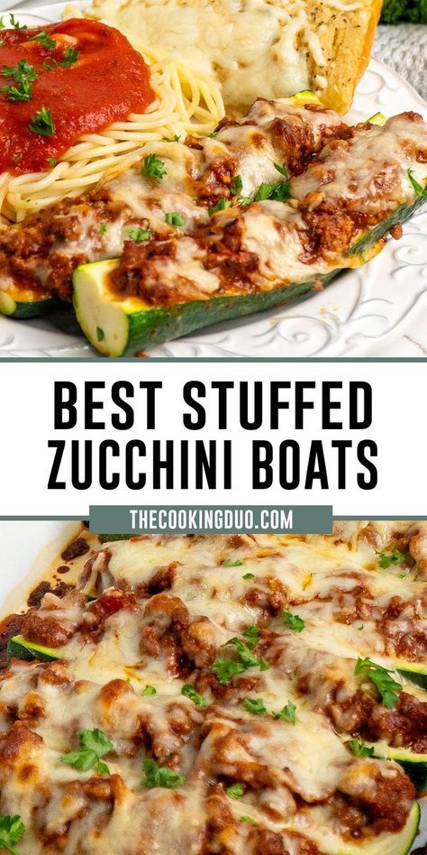 Easy Zucchini Boats Beef, Zucchini Spaghetti Boats, Hamburger Stuffed Zucchini Boats, Ground Beef Stuffed Zucchini Boats, Zucchini Boats Beef, Ground Beef Stuffed Zucchini, Pizza Boat, Beef Zucchini Boats, Stuffed Zucchini Recipes