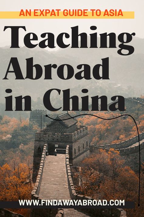 If you've ever considered moving to China, you'll want to read this guide first! Teaching English abroad is a great way to work abroad and China is consistently ranked as one of the best places in the world to teach abroad. See why! How To Teach English, Job Abroad, Teach English Abroad, Jobs Abroad, Moving To China, Teach English To Kids, Working Abroad, Teaching English Abroad, Best Places In The World