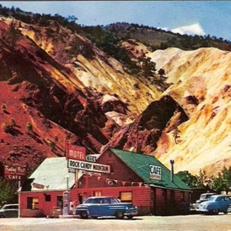 Utah's unofficial... - Big Rock Candy Mountain Resort Big Rock Candy Mountain, Candy Mountain, Big Rock, Postcards For Sale, Motel Rocks, Rock Candy, Mountain Resort, Gas Station, Get Outside